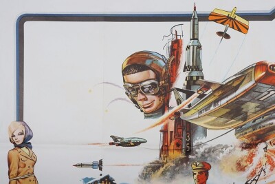 Thunderbird 6 1968 British Quad Film Poster Thunderbirds Gerry Anderson. - 2