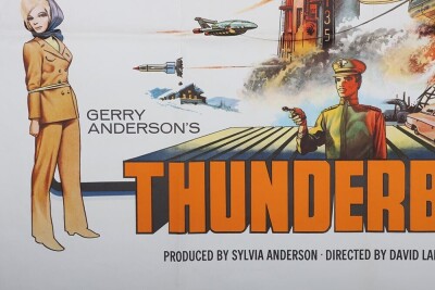 Thunderbird 6 1968 British Quad Film Poster Thunderbirds Gerry Anderson. - 4
