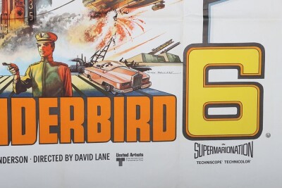 Thunderbird 6 1968 British Quad Film Poster Thunderbirds Gerry Anderson. - 5