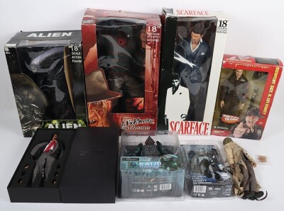 Eight TV Film related Toys Action Figures.