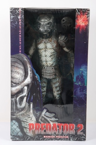 Predator 2 Warrior Predator Neca 1/4 Scale Action Figure Boxed Sealed.