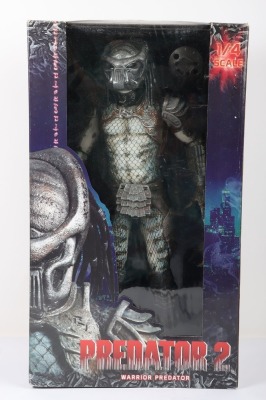 Predator 2 Warrior Predator Neca 1/4 Scale Action Figure Boxed Sealed.