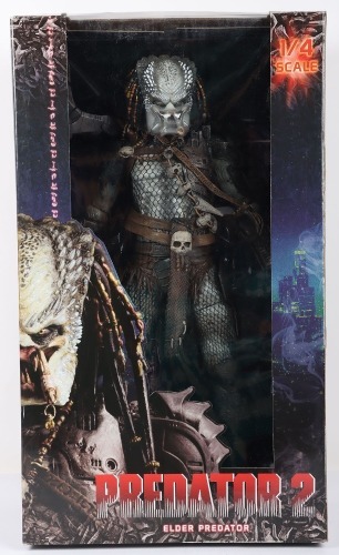 Predator 2 Elder Predator Neca 1/4 Scale Action Figure Boxed Sealed.