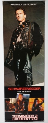 Original Terminator 2 Judgement Day Movie Poster.