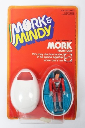 Vintage Mork and Mindy Mork From Ork Action Figure moc carded Mattel.