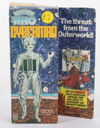 Vintage Denys Fisher Doctor Who Cyberman 10 inch Action figure.