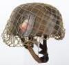 Luftwaffe Double Decal Camouflaged Paratroopers Steel Helmet - 5