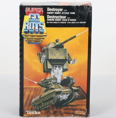 Vintage Super Go Bots Gobots Destroyer Enemy Robot Attack Tank.
