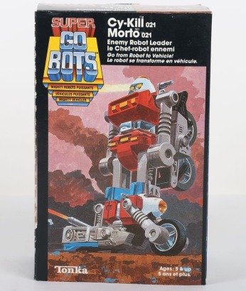 Vintage Super Go Bots Gobots Cy-Kill Enemy Robot Leader new in box.