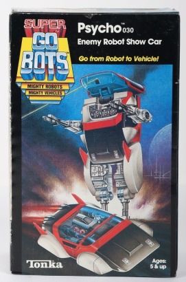 Vintage Super Go Bots Gobots Psycho Enemy Robot Show Car new in box.