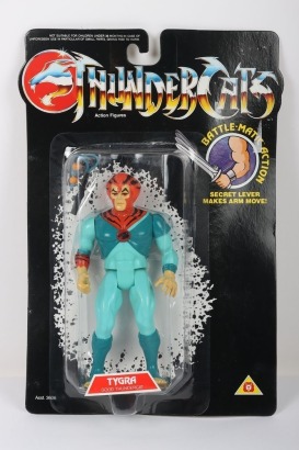 Scarce Vintage Thundercats Tygra Action Figure LJN Carded Moc.