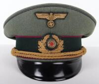 German Army Judicial Generals Visor Cap