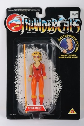 Vintage Thundercats Cheetara Action Figure LJN Carded Moc.