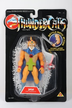 Vintage Thundercats Jaga Action Figure LJN Rainbow Toys Carded Moc.