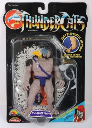 Vintage Thundercats Vultureman Action Figure LJN Carded Moc.