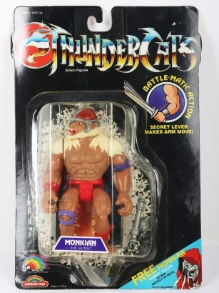 Vintage Thundercats Monkian Action Figure LJN Carded Moc.