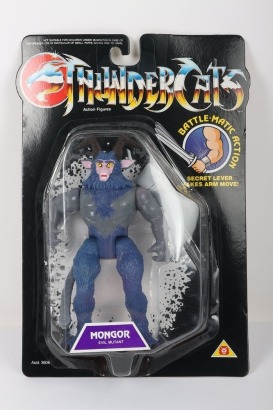 Vintage Thundercats Mongor Action Figure LJN Carded Moc.