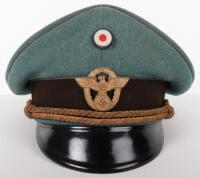 German Police Generals Peaked Cap