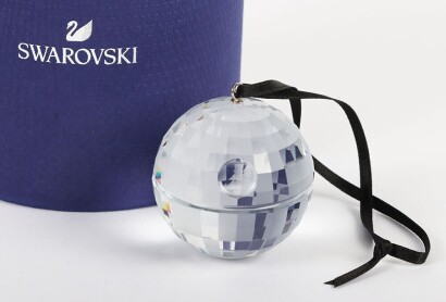 Swarovski crystal Death Star Ornament Star Wars.