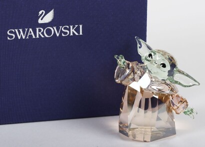 Swarovski crystal figurine Figure Mandalorian The Child Star Wars.