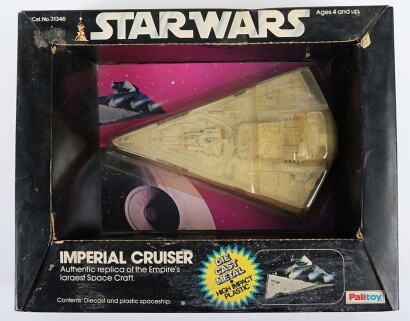 Vintage Star Wars Diecast Imperial Cruiser Boxed Palitoy.