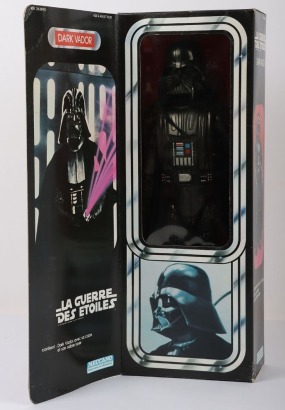 Scarce Vintage Star Wars Darth Vader 14 inch Action Figure Doll boxed Meccano.