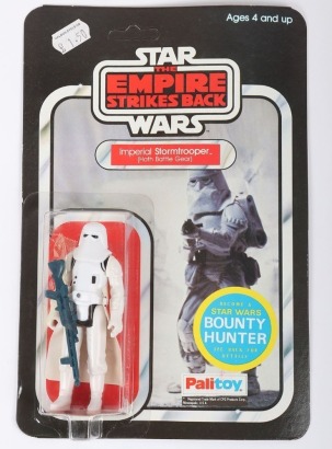 Vintage Star Wars The Empire Strikes Back Imperial Stormtrooper Hoth Battle Gear Action Figure moc carded Palitoy.