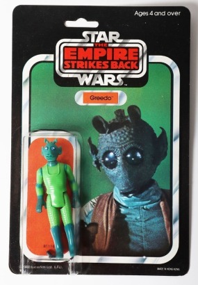 Vintage Star Wars The Empire Strikes Back Greedo Action Figure moc carded Palitoy.