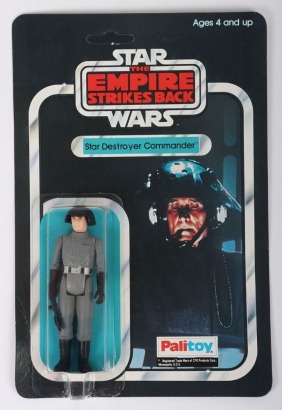 Vintage Star Wars Star Destroyer Commander The Empire Strikes Back Action Figure carded moc Palitoy.