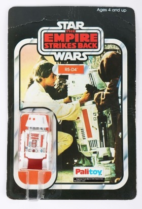 Vintage Star Wars R5-D4 The Empire Strikes Back Action Figure carded moc Palitoy.