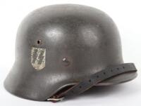 Waffen-SS Single Decal Steel Combat Helmet