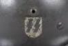 Waffen-SS Single Decal Steel Combat Helmet - 6