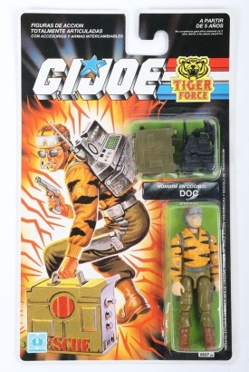 Scarce Gi Joe Action Force Tiger Force Lifeline Action Figure moc carded Hasbro 1989.