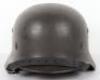 Waffen-SS Single Decal Steel Combat Helmet - 10