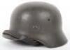 Waffen-SS Single Decal Steel Combat Helmet - 11