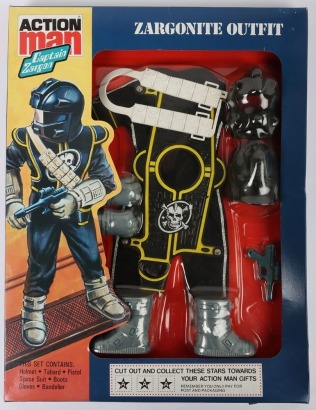 Vintage Action Man Captain Zargon Zargonite Outfit Palitoy.