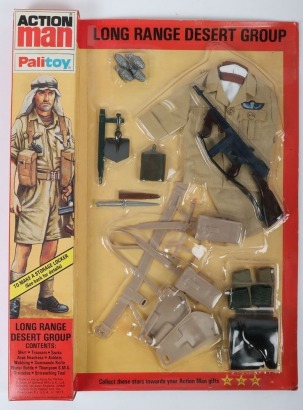 Vintage Action Man Long Range Desert Group circa 1977 Outfit Palitoy.
