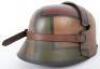 German M-16 Steel Helmet with Brow Plate (Stirnpanzer) - 3