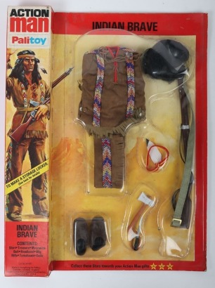 Vintage Action Man Indian Brave circa 1977 Outfit Palitoy.