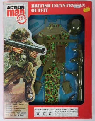 Vintage Action Man The Soldiers British Infantryman Outfit Palitoy.