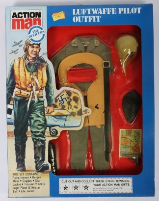 Vintage Action Man The Officers Luftwaffe Pilot Outfit Palitoy.