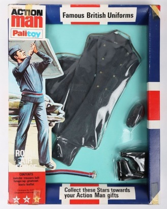 Vintage Action Man Famous British Uniforms Royal Air Force Outfit Palitoy.