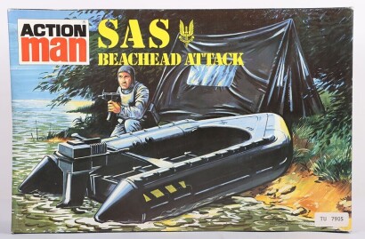 Boxed Vintage Palitoy Action Man SAS Beachhead Attack,