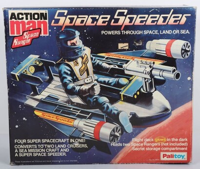 Vintage Action Man Space Speeder Space Ranger Boxed Palitoy.