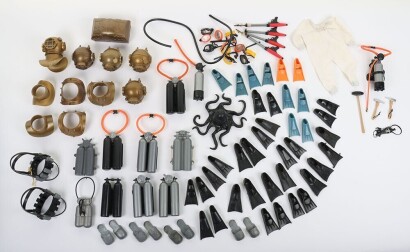 Vintage Action Man Palitoy Frogman/Diving Clothes & Accessories