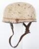 German Luftwaffe Eastern Front Camouflaged Paratroopers Combat Helmet - 2