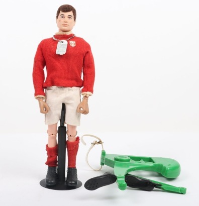 Vintage Action Man Sharpshooter footballer