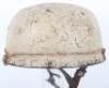 German Luftwaffe Eastern Front Camouflaged Paratroopers Combat Helmet - 3