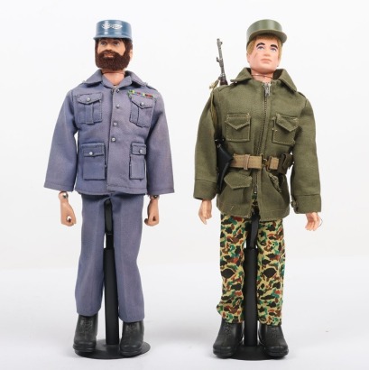 Two Vintage Action Man Figures