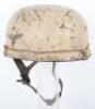 German Luftwaffe Eastern Front Camouflaged Paratroopers Combat Helmet - 4